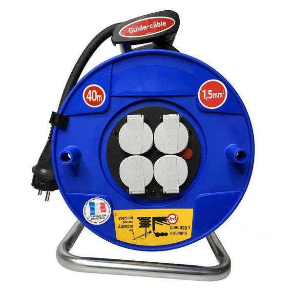 Enrouleur électrique Bat-Pro BRENNENSTUHL - Câble 40 m - 3G1.5 - 1205931