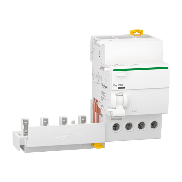 Acti9 Vigi iC60 - Bloc diff 400Vca (Ph/Ph) - 4P - 25A - 30mA - Type AC - SCHNEIDER ELECTRIC - A9Q11425