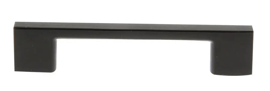Poignée fine entraxe 128 mm aluminium noir mat + 2 vis de 30 mm - CADAP - P0564/128/101S