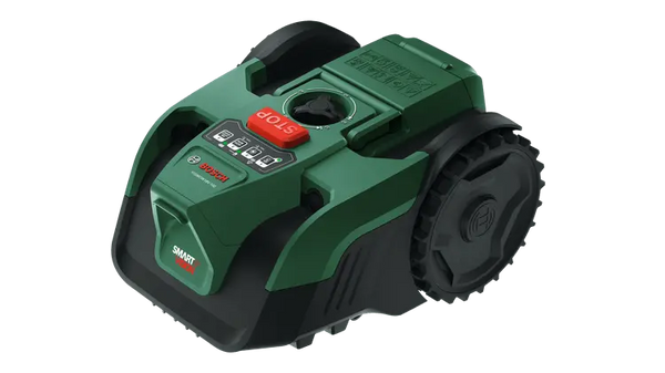Tondeuse robot VISIMOW18V-100 - BOSCH - avec 1 batterie 4,0 Ah - chargeur - 06008E1000