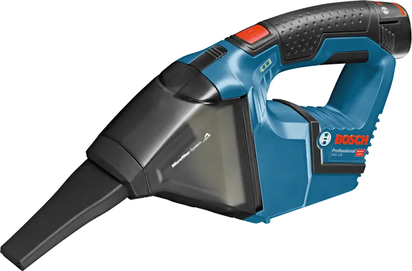 Aspirateur sans-fil GAS 12V BOSCH - 2 batteries 2.5Ah + chargeur + accessoires - 06019E3003