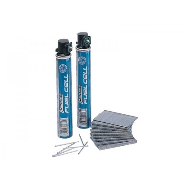 Pointe F16 galva + Gaz - L. 38 mm - Pack de 2000 - 300271