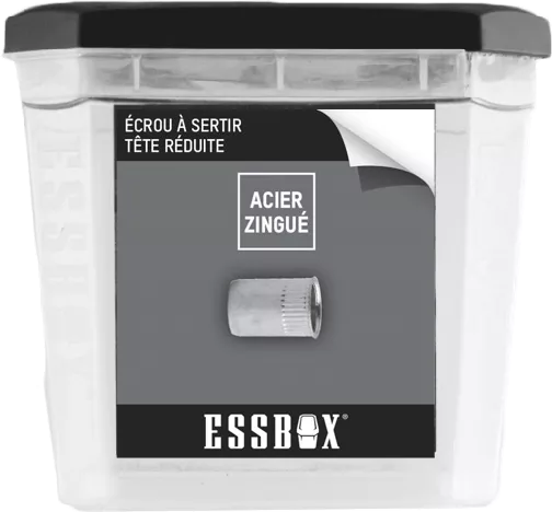Écrou cranté Essbox SCELL-IT tête réduite Ø5 mm - Boîte de 650 - 9460710530