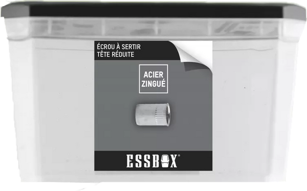 Écrou cranté Essbox SCELL-IT tête réduite Ø6 mm - Boîte de 550 - 9460710630