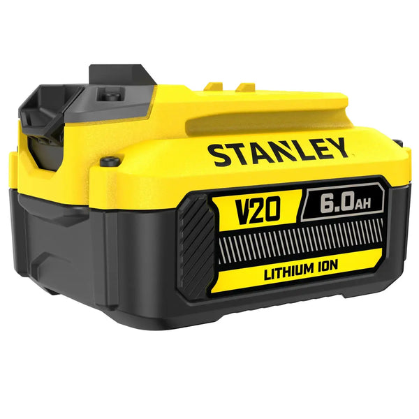 Batterie lithium-ion 18V 6 Ah V20- STANLEY - Chargeur pas fournis - SFMCB206-XJ