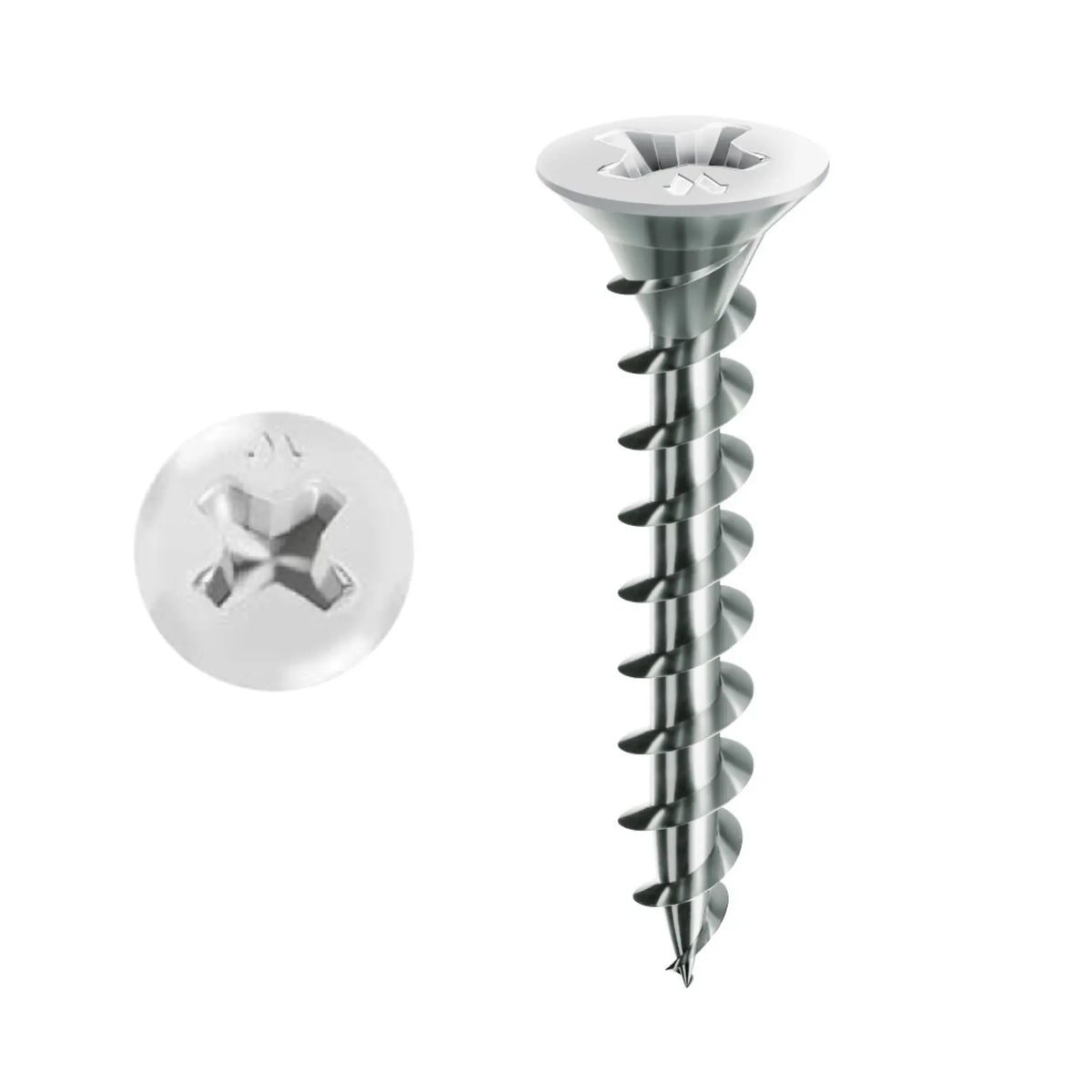 Vis Framex PVC tête fraisée réduite PH filetage total 4.3x16 Boite de 1000 - MUSTAD - SP436A43016032C