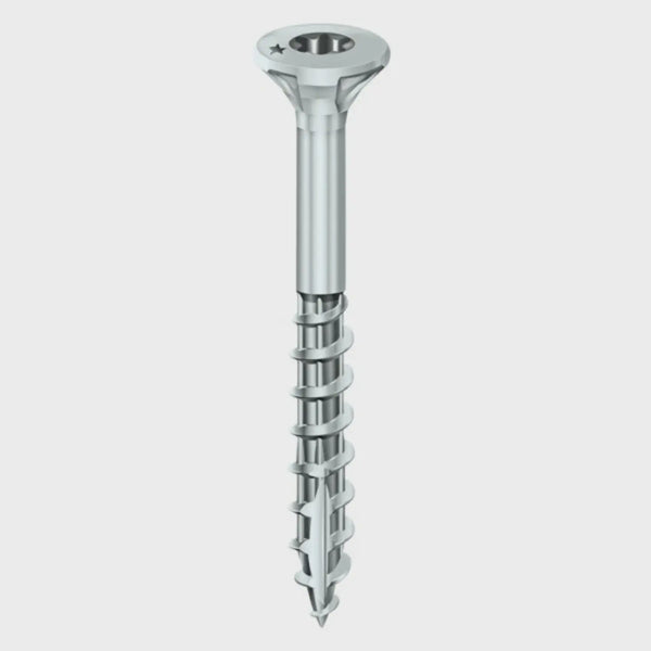 Lot vis à bois ROCKET® tête fraisée à empreinte Torx - Acier zingué (5 boîtes)