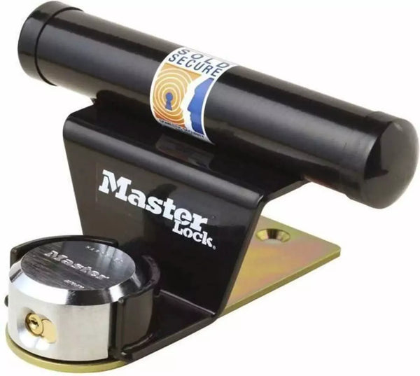 Kit antivol pour porte de garage MASTERLOCK cadenas à anse cachée de 71 mm + barre de fixation + kit de montage inclus - 1488EURDAT