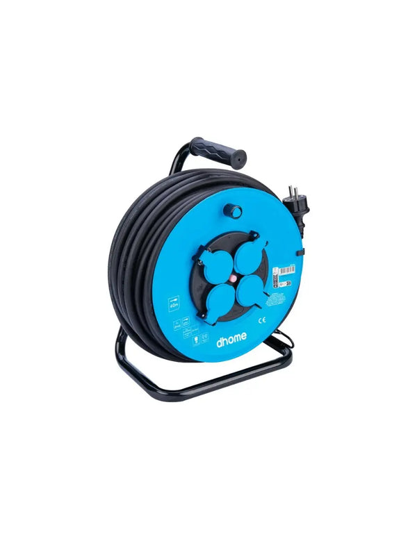 Enrouleur électrique 4 prises Pro IP44 - 3G2.5 - 40M - BRICODEAL - 243061