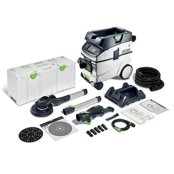 Kit ponceuse à bras et aspirateur LHS 2 225 EQI/CTL 36-Set PLANEX – FESTOOL – 578424