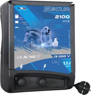 Electrificateur secteur 13 000 V / 1 J pour clôtures courtes et animaux domestiques sensibles - 605954