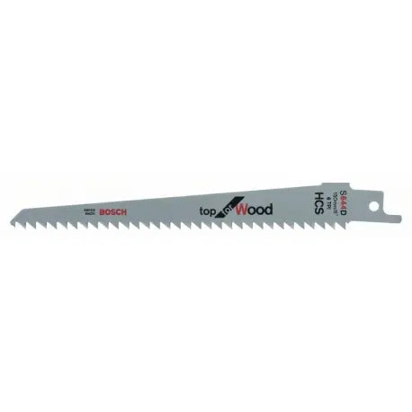 Lame de scie sabre HCS Bois S644D BOSCH 150 mm - Boite de 100 - 2608650551