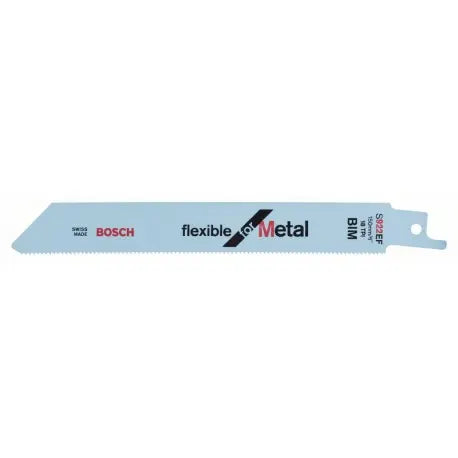 Lame scie sabre BIM S922EF flexible Metal BOSCH 150 mm - Boite de 100 - 2608656028