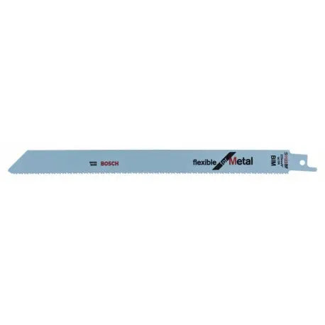 Lame scie sabre BIM S1122BF flexible Metal BOSCH 225 mm - Boite de 100 - 2608656032