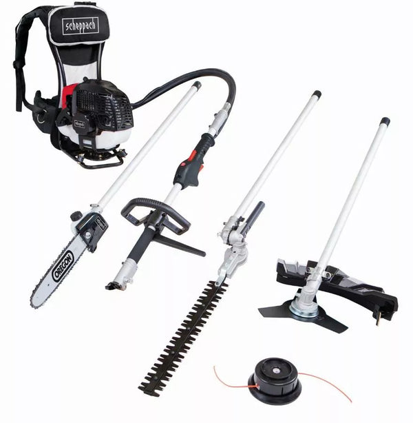 Outil multi fonctions 4en1 52cm³ à dos MFH5300-4BP - SCHEPPACH - 5904805904