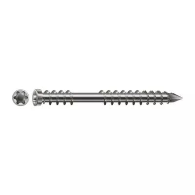 Vis terrasse SPAX 5x60mm Tête cyl. T-STAR plus T25 - Pointe CUT - inox A2 - 400 unités - 0537000500605